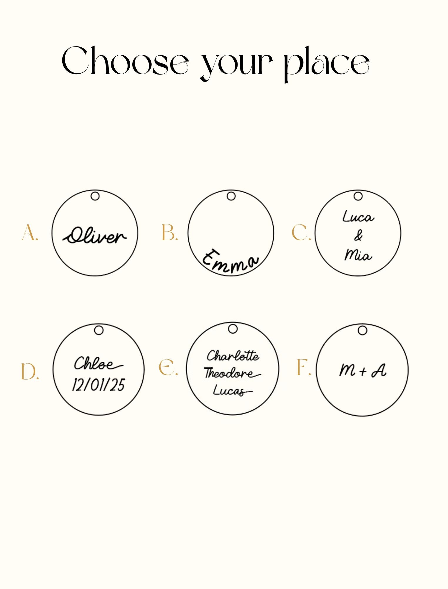 Personalised Disc Plain Chain