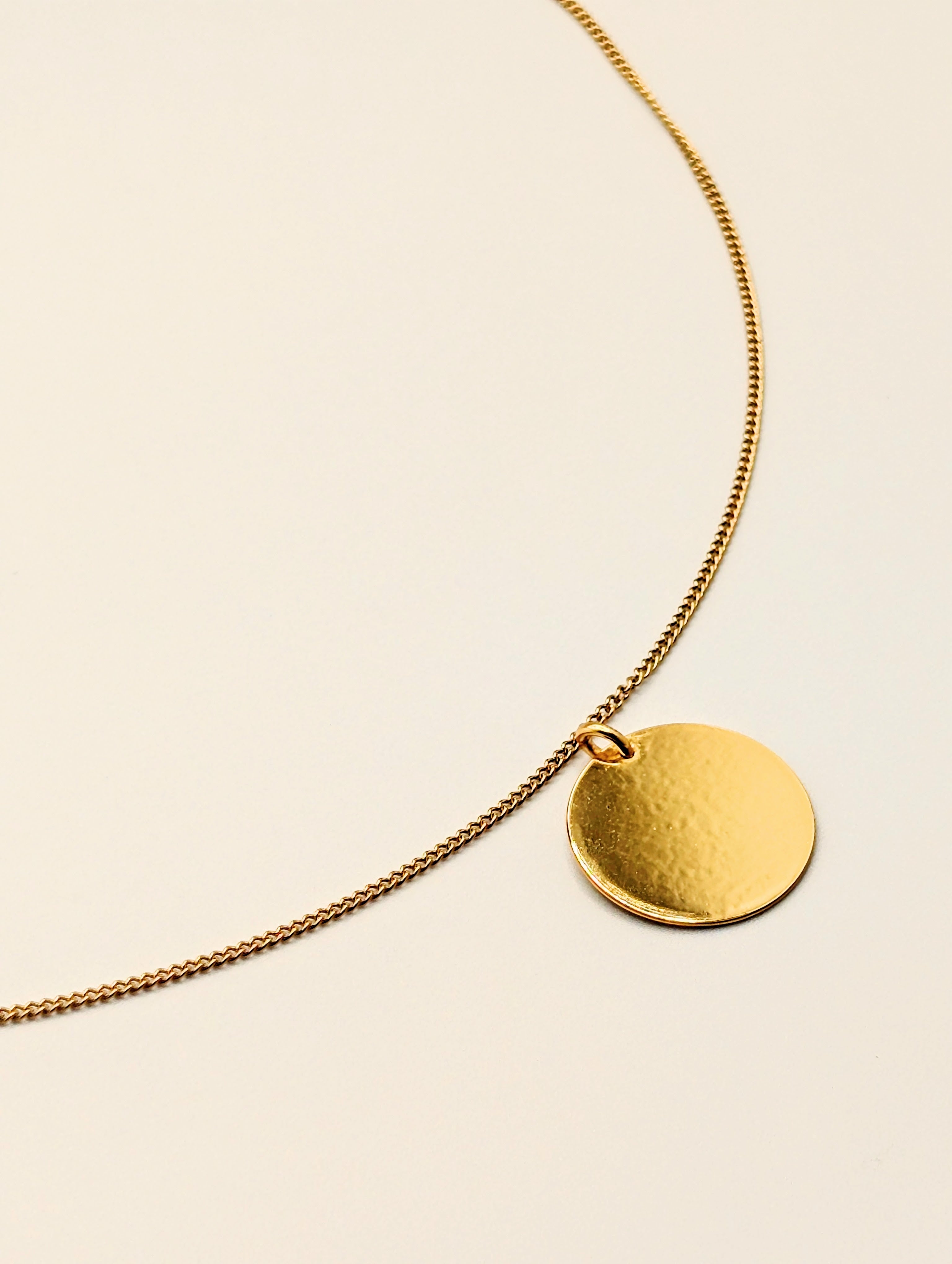 Personalised Disc Plain Chain