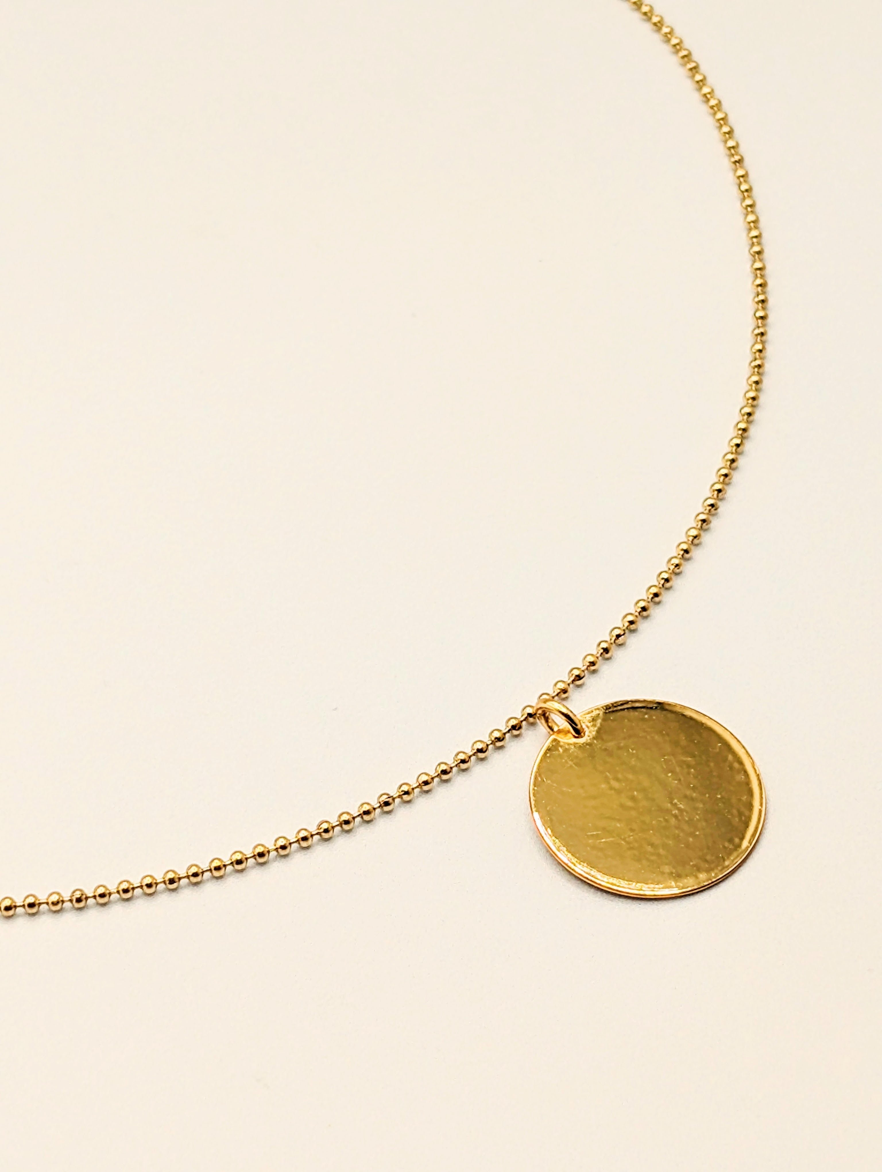 Personalised Disc Beaded Chain